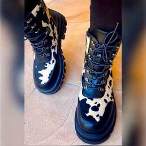 Cow Print Boots 🥾
